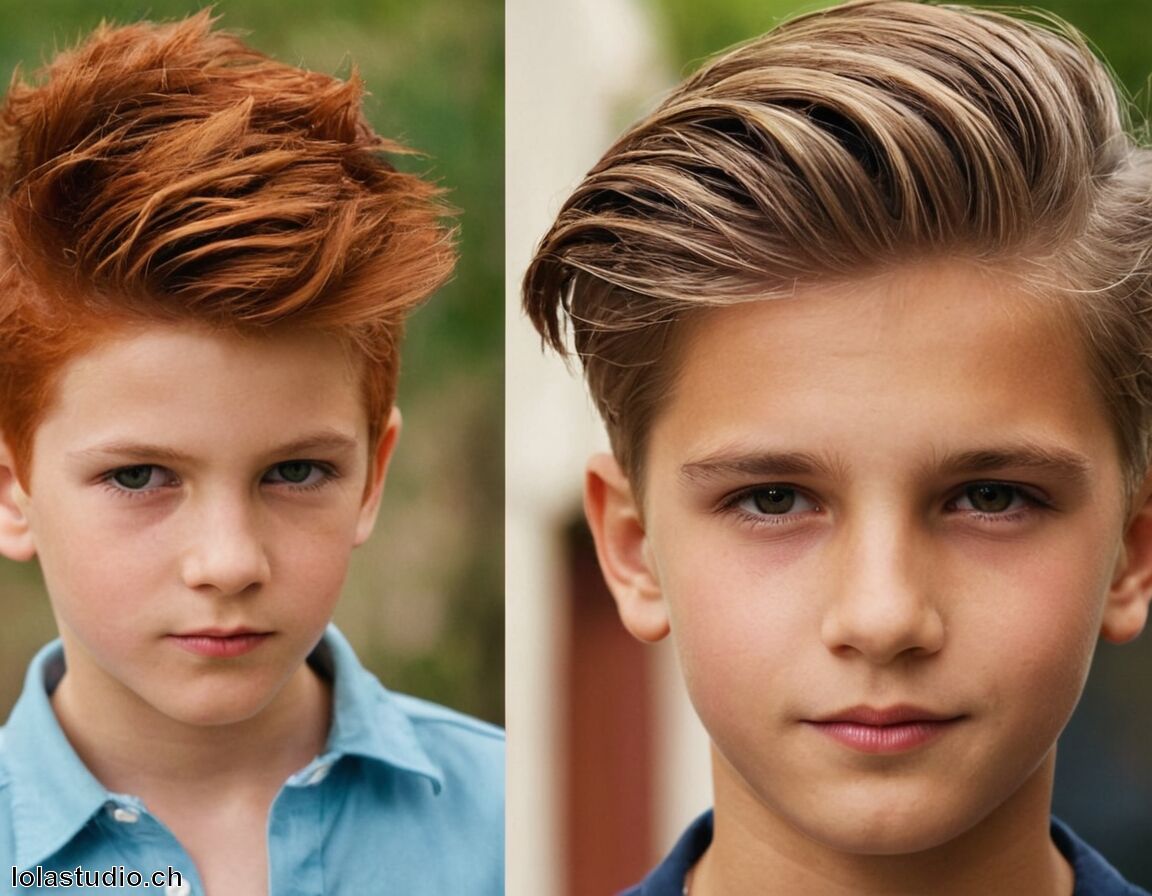 Farbenfrohe Haarschnitte für Individualität   - Coole Frisuren für Jungs ab 12 » Style mit Flair